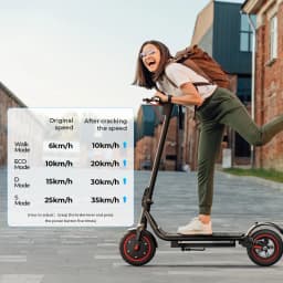 Electric Scooter W7 8.5Inch 36V 10.5Ah 25-35km Range 4-Speed Modes Electric Scooters double shock absorbers E Scooters