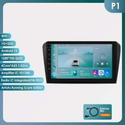 Hizpo 8 Core 6115 Car Radio Multimidia For Mazda 3 2004 - 2009 2din Head Unit GPS Stereo Carplay Android Auto Video Player RDS
