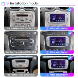 Junsun radio for Ford Focus S-Max Mondeo Galaxy C-Max Kuga Wireless Carplay Android Auto Car Intelligent Systems Multimedia