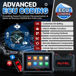 Autel Maxicom Mk906S Pro Diagnostic Tool Bluetooth Scanner Car Ecu Coding Mk906 Pro Automotive Tools Pk Ms906Bt Mk906 Pro