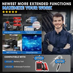 Autel Maxicom Mk906S Pro Diagnostic Tool Bluetooth Scanner Car Ecu Coding Mk906 Pro Automotive Tools Pk Ms906Bt Mk906 Pro