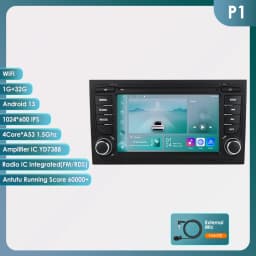 Hizpo 7 Inch Car Multimedia Radio For Audi A4 2002-2007 S4 RS4 B6 B8 B7 GPS Navi 2din Stereo Wireless CarPlay Android Auto