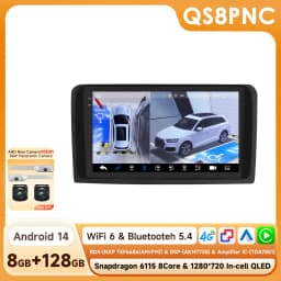 Hizpo 9" Car Multimedia Player For Mercedes ML W164 X164 ML350 ML300 GL500 ML320 ML280 GL350 GPS Stereo 2din Android Carplay RDS