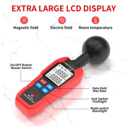 BSIDE K7 EMF Meter Professional Electromagnetic Field Radiation Detector Handheld Electric Magnetic Dosimeter Geiger Test