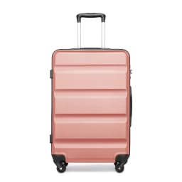 Kono Suitcase Lightweight Hardside Luggage ,Trolley Travel Luggage with 4 Twin Wheels & Tsa Lock, Abs Material(S m L)