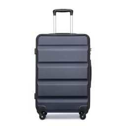 Kono Suitcase Lightweight Hardside Luggage ,Trolley Travel Luggage with 4 Twin Wheels & Tsa Lock, Abs Material(S m L)