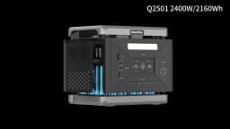 Charging Station 2400W Portable Power Station 220V 110V AC Outlets Portable Power Station United States Germany Warehouse Ship