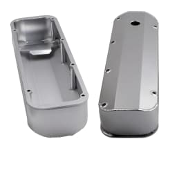 2x Aluminum Cam Valve Rocker Covers with Bolts for Ford V8 BBF 429 460 Big Block