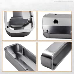2x Aluminum Cam Valve Rocker Covers with Bolts for Ford V8 BBF 429 460 Big Block