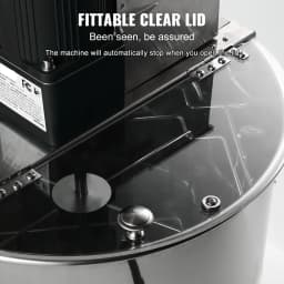 SucceBuy Electric Honey Extractor 4/8 Frames Honey Spinner Stainless Steel Beekeeping Extraction Height Adjustable Stand