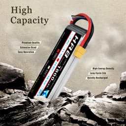 1/2PC HRB 4S Lipo Battery 14.8v 1800mah RC Lipo 50C with XT60 Connector for UAU airplane fpv drones RC Truck Car Monster RC Boat