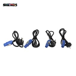 SHEHDS Powercon Power Plug Connector Blue/White for Stage Equipment Led Par Light Moving Head Light US Euro UK AU Plug