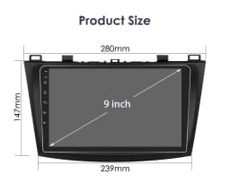 8G 128G Android 13 Car Radio For Mazda 3 2010-2013 Carplay 4G Car Multimedia GPS Intelligent Screen 2din autoradio Headunit 7862