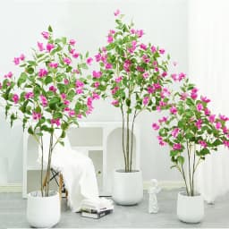 Artificial Tree With Real Touch Leaves Bougainvillea Flowers Tree For Photography Studio Atmosphere Decoration Home Landscape