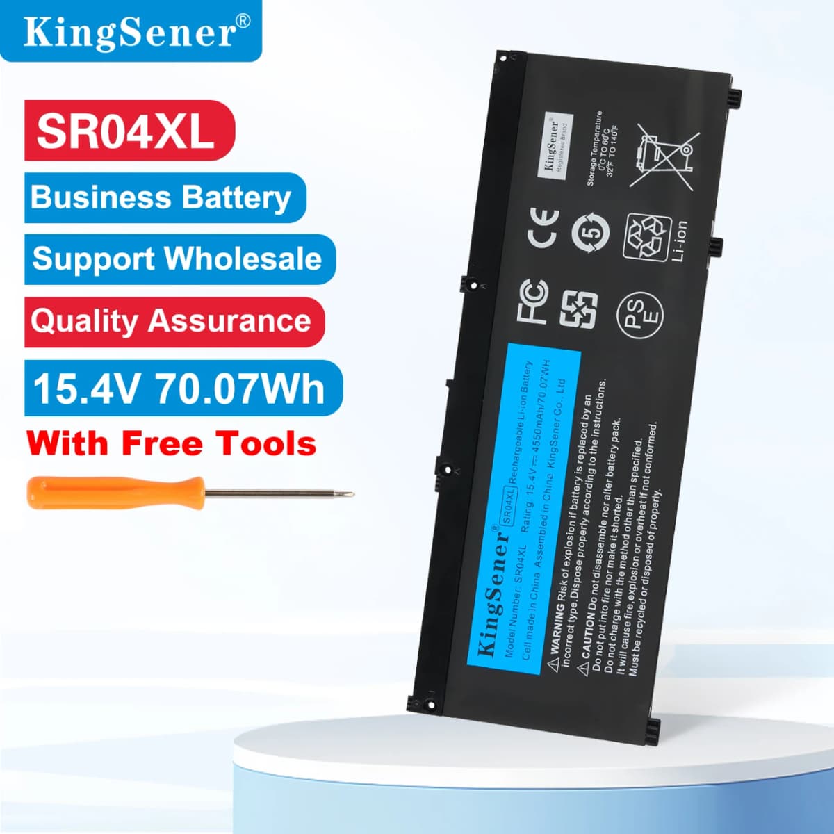 KingSener SR04XL Laptop Battery for HP OMEN 15-CE 15-CB 15-CE015DX 15-CB014ur TPN-Q193 TPN-Q194 TPN-C133 HSTNN-DB7W 917724-855