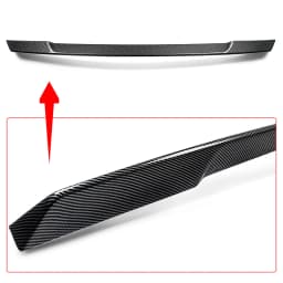 For 2013-21 Jeep Grand Cherokee SRT WK2 Carbon Look Rear Mid Wing Spoiler Trunk