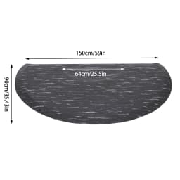 Salon Matte Barber Shop Chair Sch Nheit Carpets Hairdressing Semicircular Beauty Floor Mat Thick Anti-Fatigue Mat