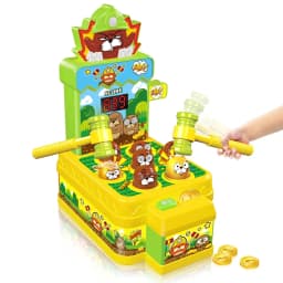 VATOS Whack Game Mole Mini Electronic Arcade Game with 2 Hammers Pounding Toys Toddler Toys for3+ Mole Toy Developmental Toy