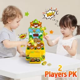 VATOS Whack Game Mole Mini Electronic Arcade Game with 2 Hammers Pounding Toys Toddler Toys for3+ Mole Toy Developmental Toy