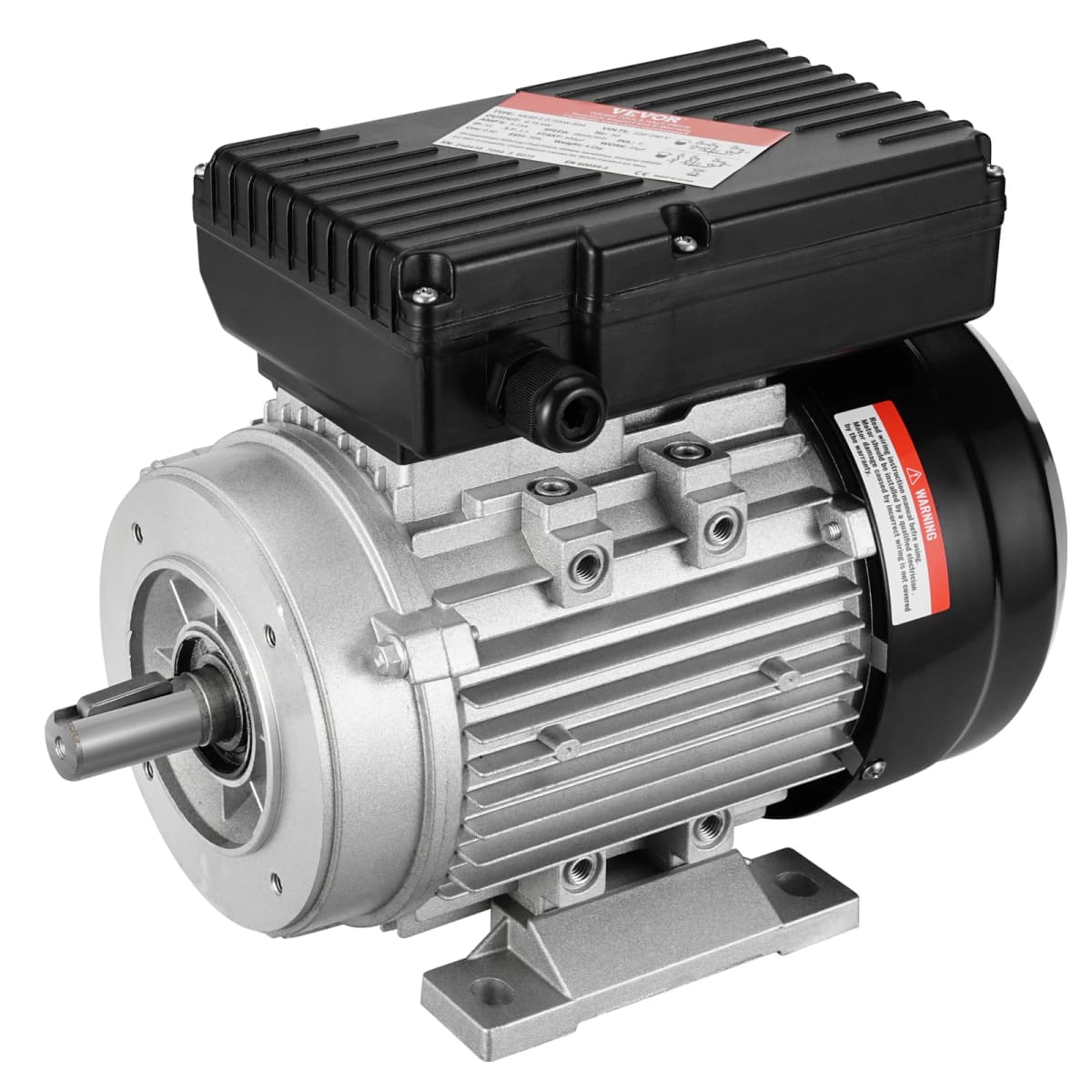 SucceBuy 0.75KW Air Compressor Motor Single Phase 2800 rpm Electric Motor Keyed Shaft CW/CCW Rotation for Agricultural Machinery
