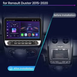 Junsun 10" Button Car Radio for Renault Duster 2015 GPS Multimedia Stereo BT FM RDS Wireless CarPlay for Apple Android Auto 4G