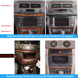 ESSGOO 9" 4Core for Mercedes GLS E-Class W211 W219 Carpaly Android 13 Car Stereo Radio GPS Navi FM RDS Multimedia Player Display