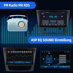 ESSGOO 9" 4Core for Mercedes GLS E-Class W211 W219 Carpaly Android 13 Car Stereo Radio GPS Navi FM RDS Multimedia Player Display