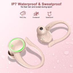 Kuizil Wireless Earbuds Sports, Bluetooth Headphones 5.3, 4 ENC Noise Cancelling Mic, IP7 Waterproof Headset, 50H Playback.