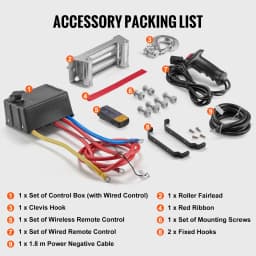 SucceBuy 18000lbs Electric Winch Car Truck Steel Cable Winch with 85ft Wire Rope Wireless Remote Control for Towing Off-Road SUV