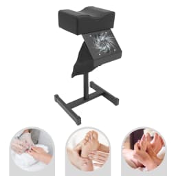 YIYIBYUS Pedicure Stool Nail Bench Manicure Chair Beauty Salon Spa Lift Stool Footrest W/Cleaning Fan
