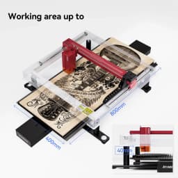 ATOMSTACK R5 Automatic Conveyor Belt for A6 A12 A24 Laser Engraver Engraving Cutting Machine 800*400mm Large Working Area