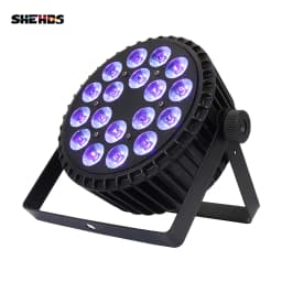 SHEHDS 2pcs 18x12W 4in1/18x18W 6in1 RGBWA UV Led Par Light DMX512 Christmas Decorations DJ Disco Wash Wedding Outdoor