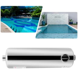 Pool Heat Exchanger Swimming Pool Heat Exchanger Pool Heating System Stainless Steel 60 kW 485*134mm
