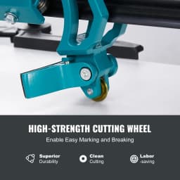 SucceBuy Manual Tile Cutter Ceramic Tile Cutter with Tungsten Carbide Cutting Wheel Infrared Positioning Anti-Skid Feet