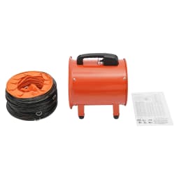 320W Air Blower 2800/3300rpm Pure Copper Motor 220V 50-60Hz Air Blower with 10 Meters PVC Duct Hose Free Standing