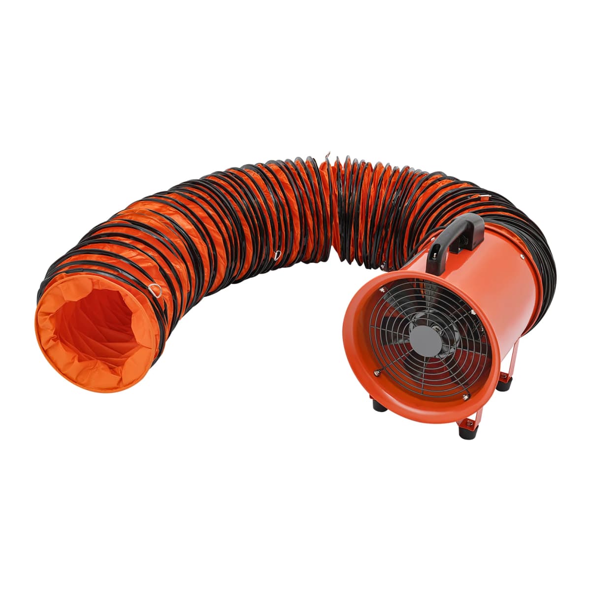 320W Air Blower 2800/3300rpm Pure Copper Motor 220V 50-60Hz Air Blower with 10 Meters PVC Duct Hose Free Standing