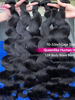 2x6 Middle Part Lace Closure with Bundles 20 22 24 inch Body Wave Human Hair Bundles with Closure Brazilian Raw Hair Extensions