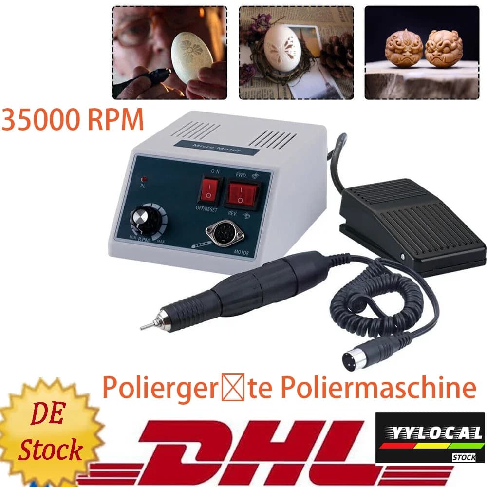 Electric Polishing N3 Micro Motor Polisher Marathon Dental Lab+35K RPM Handpiece