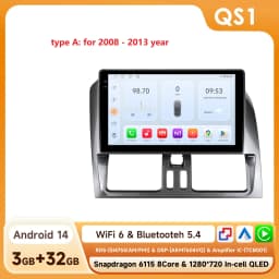 Hizpo Car Intelligent Systems Radio For Volvo XC60 Que 1 2008 - 2017 CarPlay Android Auto GPS Navigation Wifi No 2 Din 2din DVD