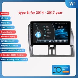 Hizpo Car Intelligent Systems Radio For Volvo XC60 Que 1 2008 - 2017 CarPlay Android Auto GPS Navigation Wifi No 2 Din 2din DVD