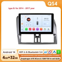 Hizpo Car Intelligent Systems Radio For Volvo XC60 Que 1 2008 - 2017 CarPlay Android Auto GPS Navigation Wifi No 2 Din 2din DVD