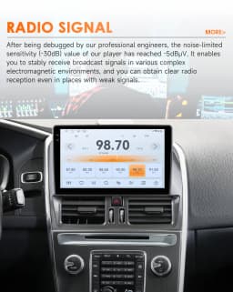 Hizpo Car Intelligent Systems Radio For Volvo XC60 Que 1 2008 - 2017 CarPlay Android Auto GPS Navigation Wifi No 2 Din 2din DVD