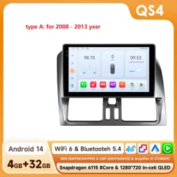 Hizpo Car Intelligent Systems Radio For Volvo XC60 Que 1 2008 - 2017 CarPlay Android Auto GPS Navigation Wifi No 2 Din 2din DVD