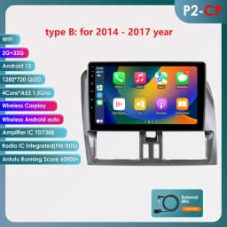 Hizpo Car Intelligent Systems Radio For Volvo XC60 Que 1 2008 - 2017 CarPlay Android Auto GPS Navigation Wifi No 2 Din 2din DVD
