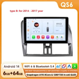 Hizpo Car Intelligent Systems Radio For Volvo XC60 Que 1 2008 - 2017 CarPlay Android Auto GPS Navigation Wifi No 2 Din 2din DVD