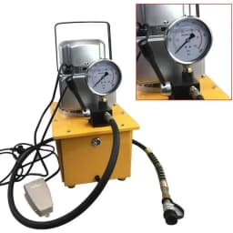 Electric Hydraulic Pump Power Unit 7L 750W 10000PSI with Manual Valve Pedal Mag 2Mpa - 70Mpa