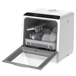 BlitzHome BH-CDW1 Smart Portable Countertop Dishwasher with APP Control 4-6 Sets Big Capacity Dual Water Inlet Modes Washers