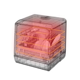 BlitzHome BH-CDW1 Smart Portable Countertop Dishwasher with APP Control 4-6 Sets Big Capacity Dual Water Inlet Modes Washers
