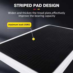 Foldable Step Stool Single Step Ladder | Heavy Duty Portable Foot Stool