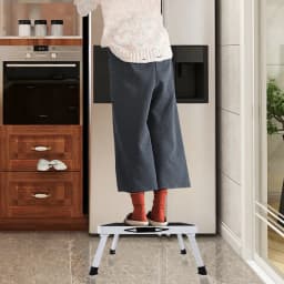 Foldable Step Stool Single Step Ladder | Heavy Duty Portable Foot Stool